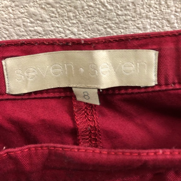 Seven and seven red  pants - Picture 2 of 2